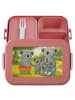 Mr. & Mrs. Panda Snackbox Koala Familie Design ohne Spruch in Rot Pastell