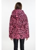 faina Steppjacke Mit Leo-Print in Pink Leo