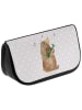 Mr. & Mrs. Panda Make-Up Bag Bär Gitarre ohne Spruch in Grau Pastell