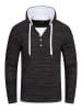 behype Kapuzensweatshirt JOSHA in Schwarz