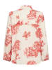 CULTURE Langarm-Hemd CUalexa in Offwhite/Red Flower