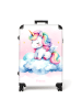NoBoringSuitCases Suitcase, Koffer, Reisekoffer Einhorn Wolke