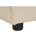 Beliani Ottomane ARDAL in Beige/Schwarz - (W) 86 x (H) 45 x (L) 86 cm