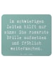 Mr. & Mrs. Panda Mouse Pad Spruch Hoffnung in schwierigen Zeiten... in Meeresbrise