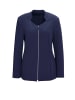 GOLDNER Kurzgröße:  Blazer in leicht elastischer Qualität in blau