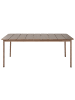 Beliani Esstisch FLAVIA in Braun - (W) 96 x (H) 76 x (L) 185 cm