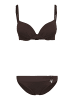 S. Oliver Push-Up-Bikini in braun