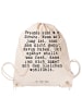 Mr. & Mrs. Panda Tasche Freunde sind wie Schuhe.... mit Spruch in Creme