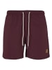 Urban Classics Beachwear - Bottoms in blk/blk+cherry