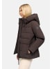 Navahoo Steppjacke Wattewunder XIV in Choco