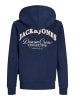 JACK & JONES Junior Kapuzenpullover in Navy Blazer