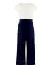 Betty Barclay Jumpsuit mit Eingrifftaschen in Patch Dark Blue/Cream