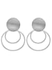 Adeliás Damen Ohrringe – Ohrstecker aus Edelstahl in silber