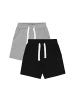 Minymo Sweatshorts MIBoys 2er-Pack in Grau