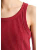 Marc O'Polo DENIM Ripp-Top slim cropped in Vivid Cherry