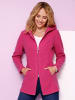 Sieh an! Long-Fleecejacke in fuchsia