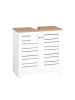 SoBuy Unterschrank in Reinweiß - (W) 30 x (H) 59 x (L) 59 cm