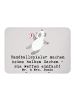 Mr. & Mrs. Panda Magnet Handball Wurf mit Spruch in Grau Pastell