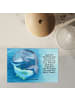 Mr. & Mrs. Panda Puzzle Walfisch Thunfisch Design mit Spruch in Weiß