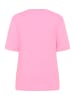 KAFFE curve T-Shirt kurzarm KCmina Loose fit in Pink Frosting