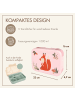 Räuberella Brotdose für Kindergarten und Grundschule in Rosé - 22 x 16cm