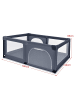 COSTWAY Laufgitter 120 x 190cm in Anthrazit