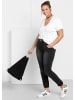 sheego Stretch-Jeans in black denim