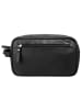 Bodenschatz Kulturtasche echt Leder in schwarz
