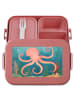 Mr. & Mrs. Panda Lunchbox Tintenfisch Design ohne Spruch in Rot Pastell