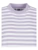 Urban Classics Urban Classics Damen Ladies Oversized Striped Tee Dress in white/dustylilac