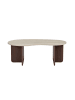 CALICOSY Couchtisch MOSS in Travertin - (W)110  x (H)40  x (L)60 cm