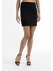 faina Damen Minirock Aus Jersey in Schwarz
