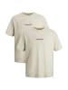 Jack & Jones T-Shirt Jorvesterbro in Moonbeam