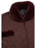 osha Damen Poncho in Weinrot