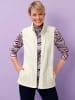 Sieh an! Fleece-Weste in ecru