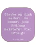 Mr. & Mrs. Panda Glas-Untersetzer Spruch Prüfungen bestehen mit ... in Lavendeltraum