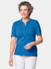 GOLDNER Poloshirt in azurblau