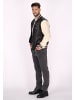 DreiMaster Herren Jacke in Schwarz Wollweiss