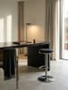 KADIMA DESIGN Barhocker WL1.293 Edelstahl höhenverstellbare Sitzhöhe 57 - in Schwarz
