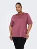 ONLY Carmakoma T-shirt in Crushed Berry