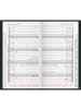 BRUNNEN Taschenkalender 751 8,7x15,3cm 1 Monat/2 Seiten Kunststoffeinband schwarz 2026