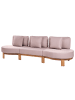 Beliani 4-tlg Lounge Set ARZELLO in Braun/Beige