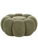 Beliani Pouf BEAUFORT in Grün - (W) 60 x (H) 27 x (L) 60 cm