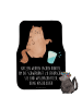 Mr. & Mrs. Panda Auto Teppich Katze Wasserglas mit Spruch in Schwarz