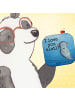 Mr. & Mrs. Panda Tischschoner Axolotl Liebe Design mit Spruch in Weiß