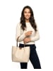 Samantha Look Handtasche echt Leder in beige