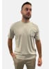 Only&Sons T-Shirt 2er-Set locker geschnitten Rundhals Kurzarm in Weiß-Grau