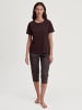 Calida 3/4 Pants in Black Cherry