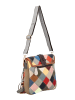 Usha Women Satchel in Beige Multicolor