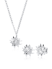 Elli Schmuckset 925 Sterling Silber Edelweiss, Trachtenschmuck in Silber